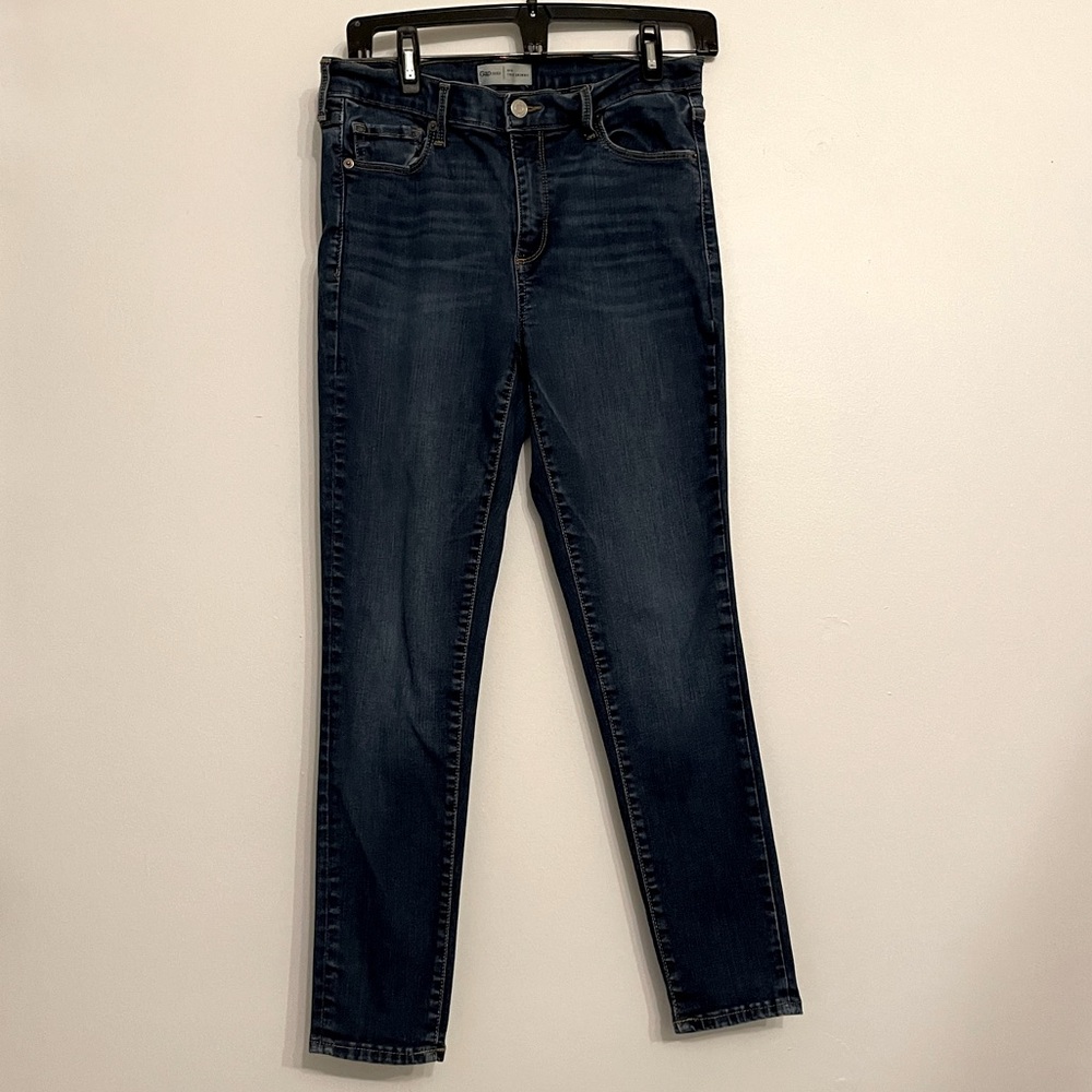 GAP 1969 TRUE SKINNY 30 short blue jean denim pants 30S